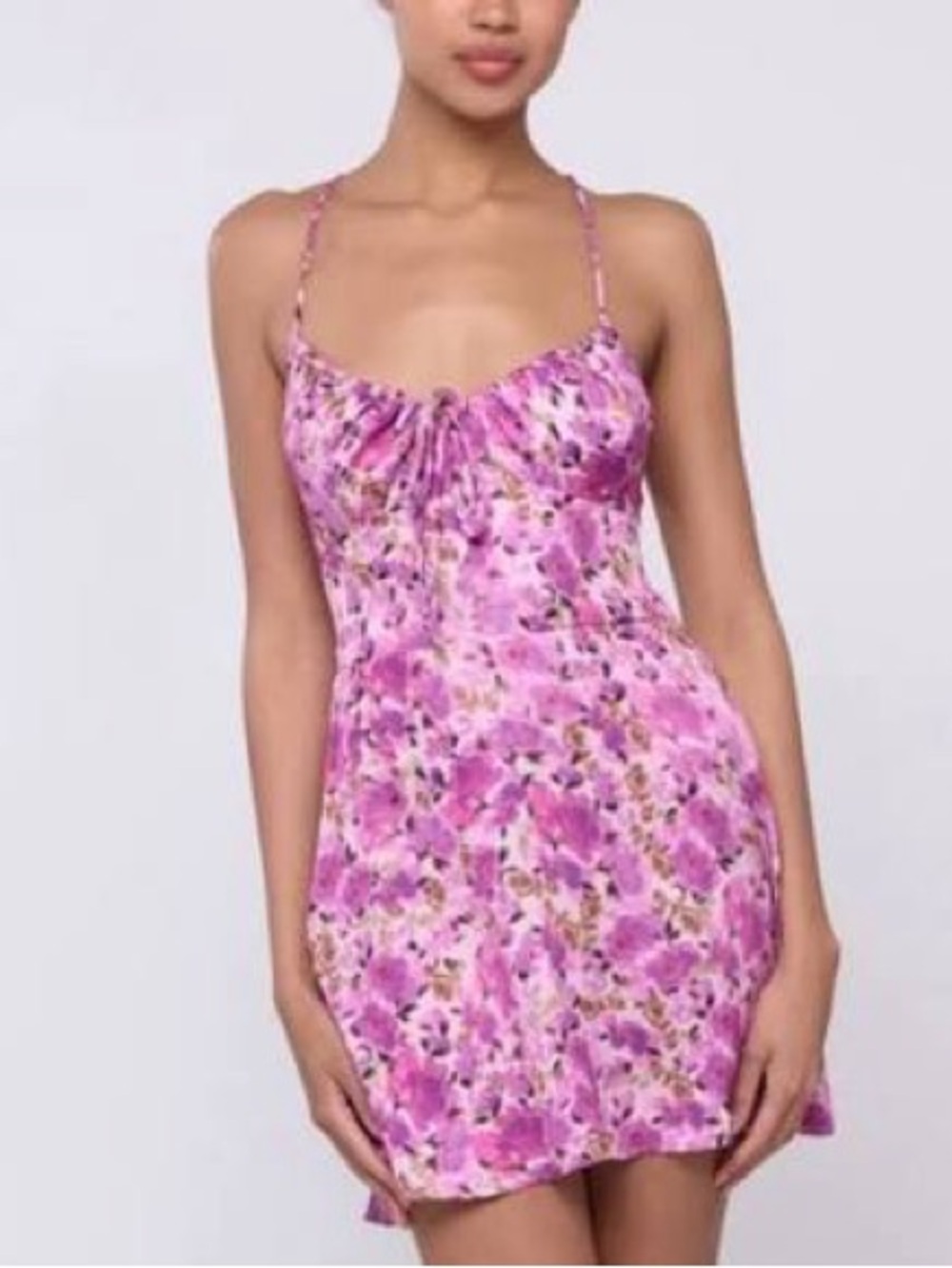 RESA JUNIPER MINI DRESS IN LILAC SMALL